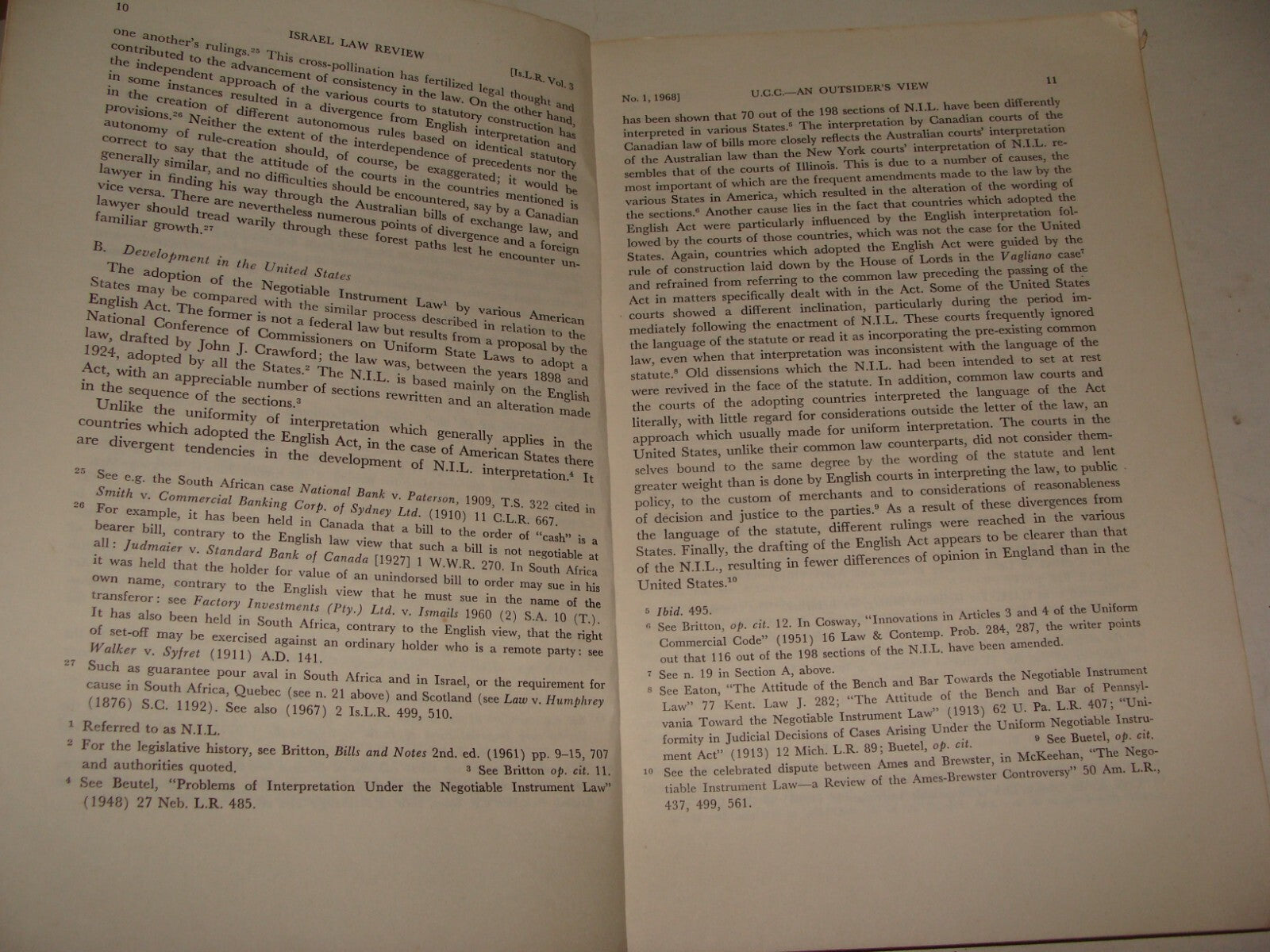 Jewish Judaica 1968 Israel Israeli Supreme Court JUDGE AHARON BARAK Law Review