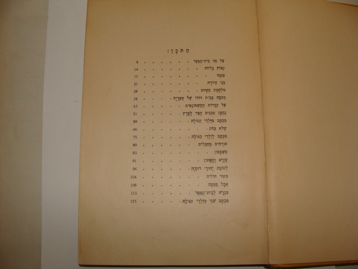 Book Jewish Palestine Israel Israeli Hebrew Children Kids Zionist בני היורה 1937