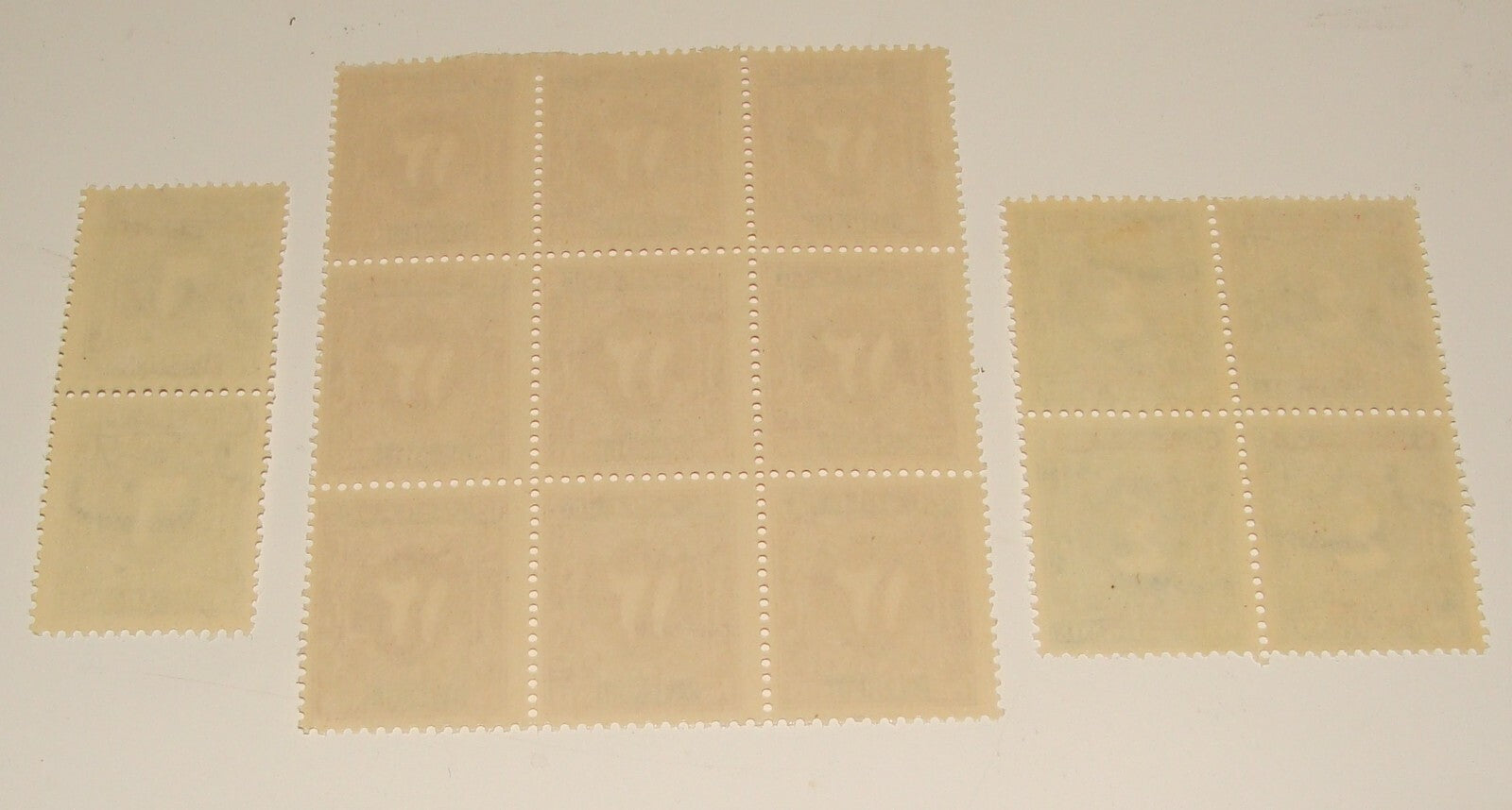 Stamp Palestine 1948 EGYPT Postage Due Revenue Block Lot MNH