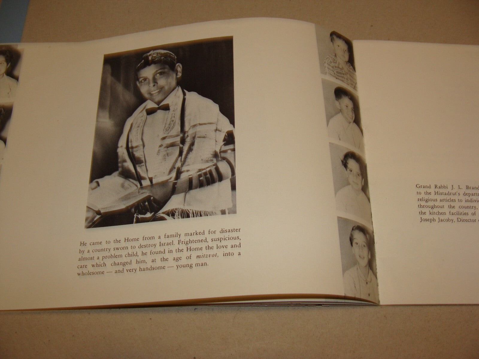 Pamphlet Jewish 1950 Israel Israeli APPLES OF GAN YAVNE Photo Zionist Yemenite