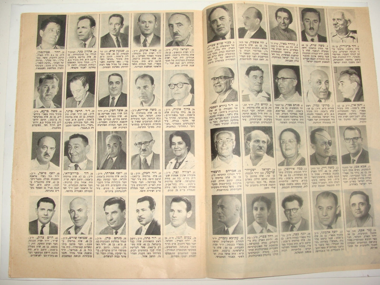 Pol Ad Jewish Israel Israeli 1961 Government Ben Gurion Elections Propaganda