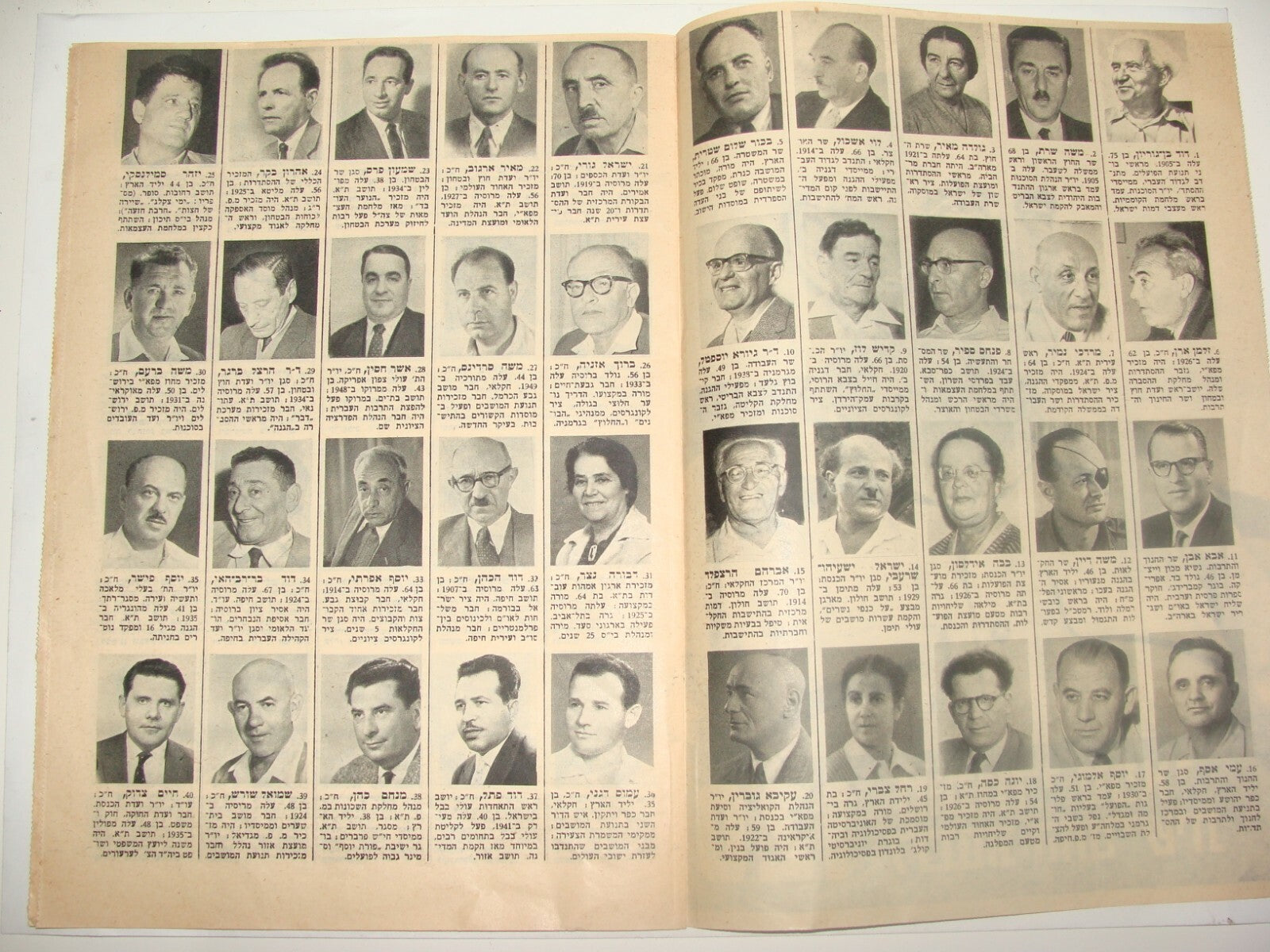 Pol Ad Jewish Israel Israeli 1961 Government Ben Gurion Elections Propaganda