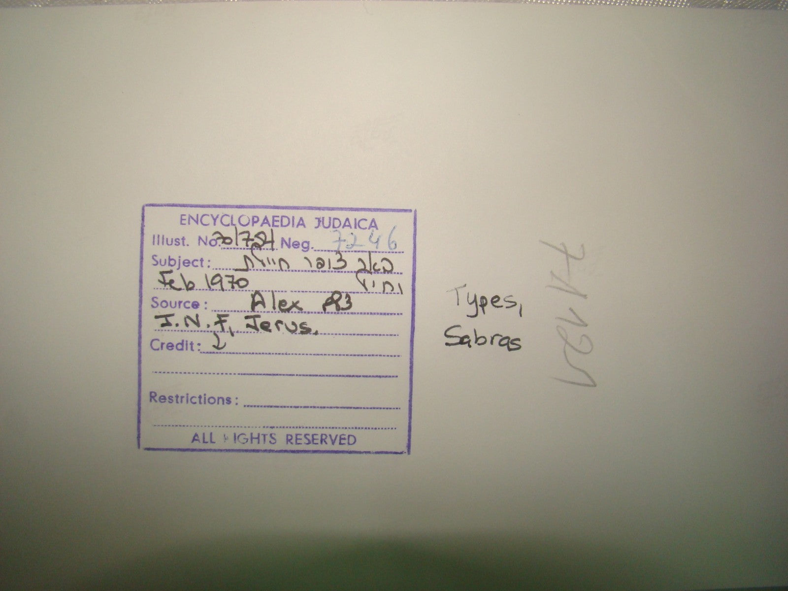 $ Photo Jewish Keren Hayesod Judaica Israel Israeli Population x8 GPO Zionist