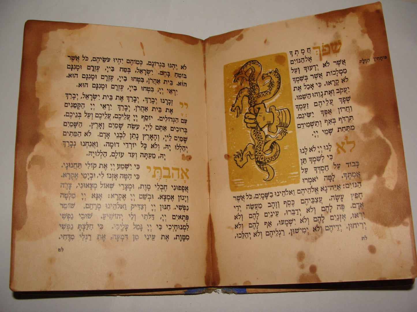 Ad Palestine Jewish Judaica 1936 Israel Hebrew Passover Haggadah BEZALEL COVER