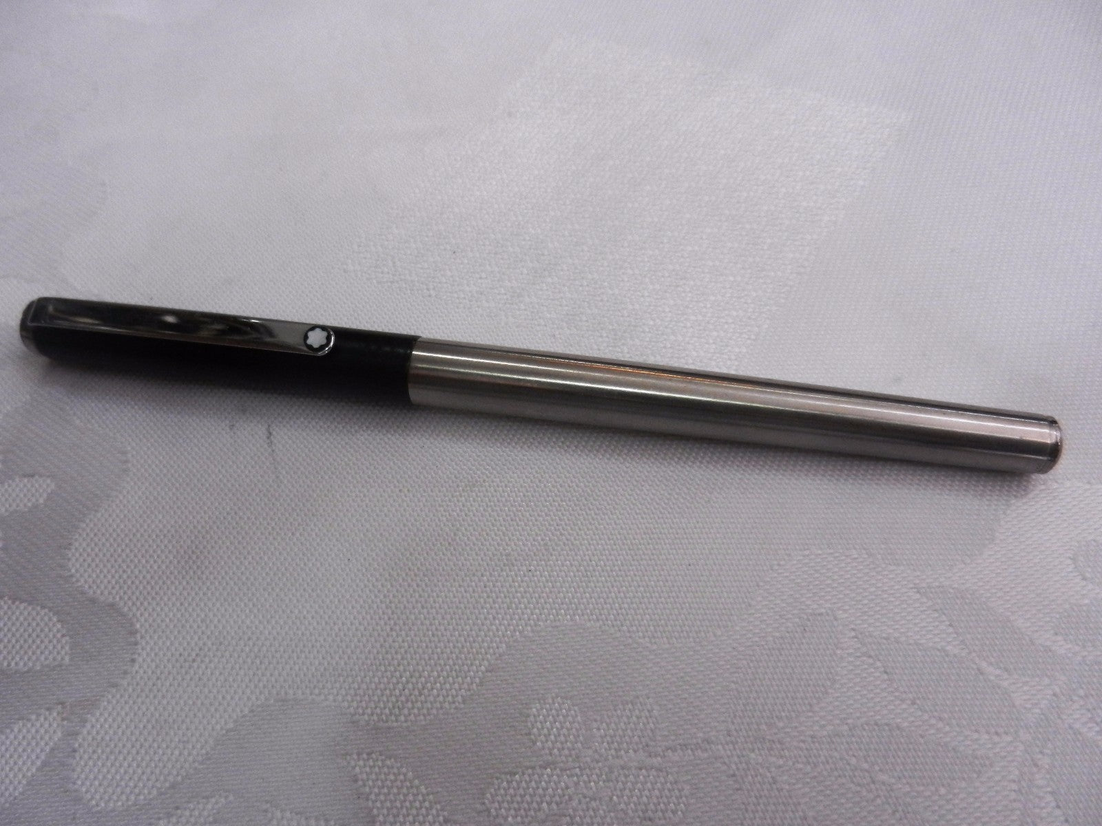 Vintage montblanc pen black silver montblanc germany #