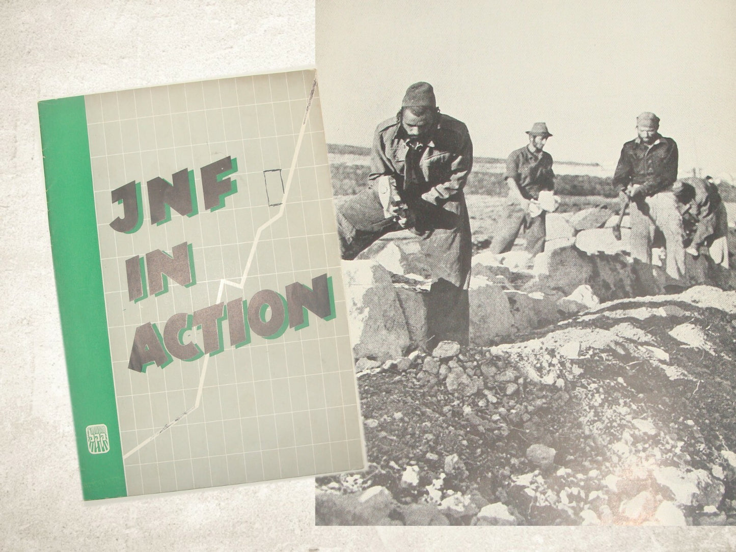 Booklet Jewish National Fund Judaica Israel Israeli 1954 Zionist JNF KKL Photos