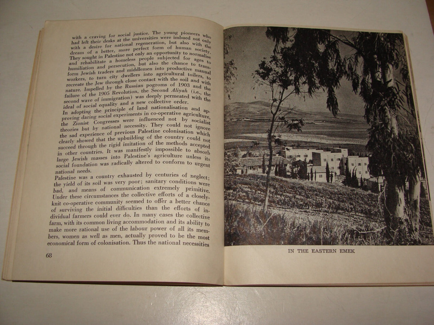 Booklet Palestine Jewish 1947 Israel Emek Jezreel Beisan Valley Photo Zionist