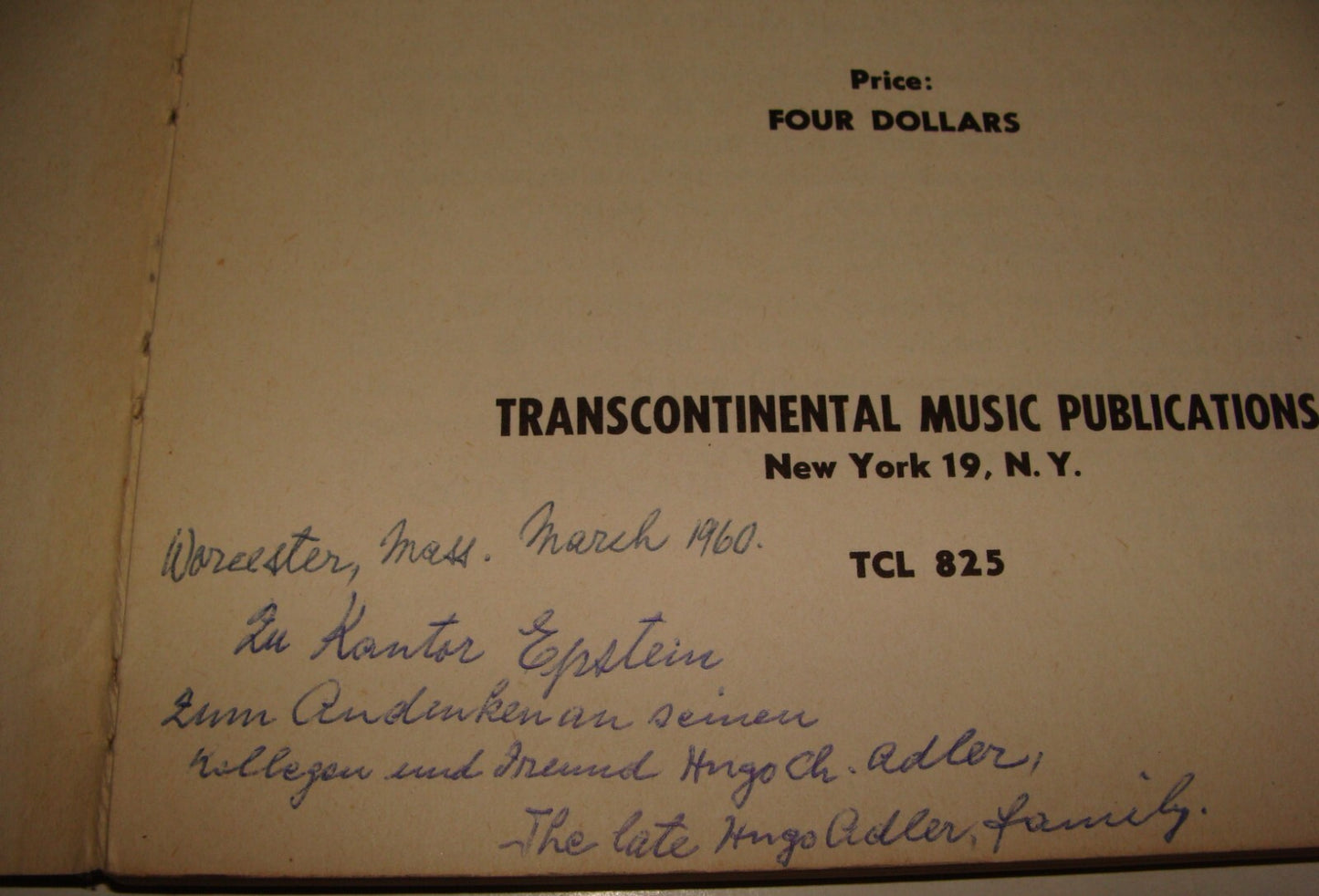 $ Book Jewish American Judaica 1958 Evening Service Sabbath Festivals Songs Tabs