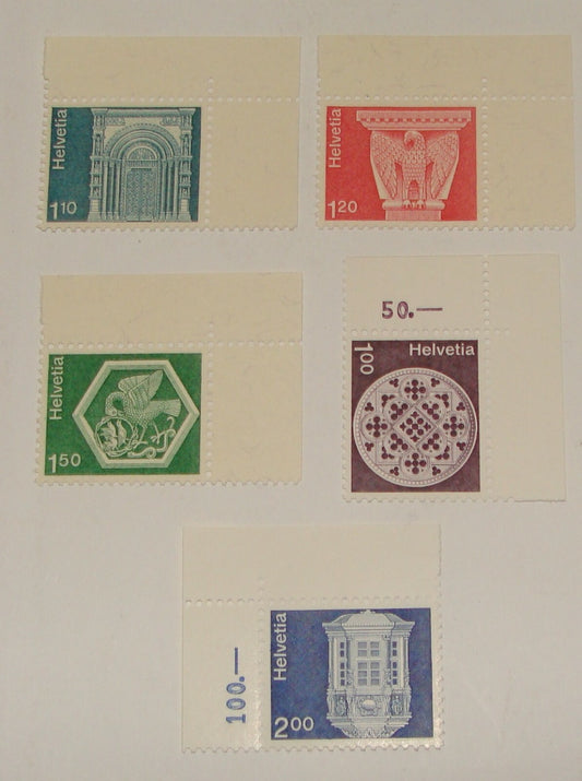 Switzerland Helvetia Stamp x4 1974 MNH