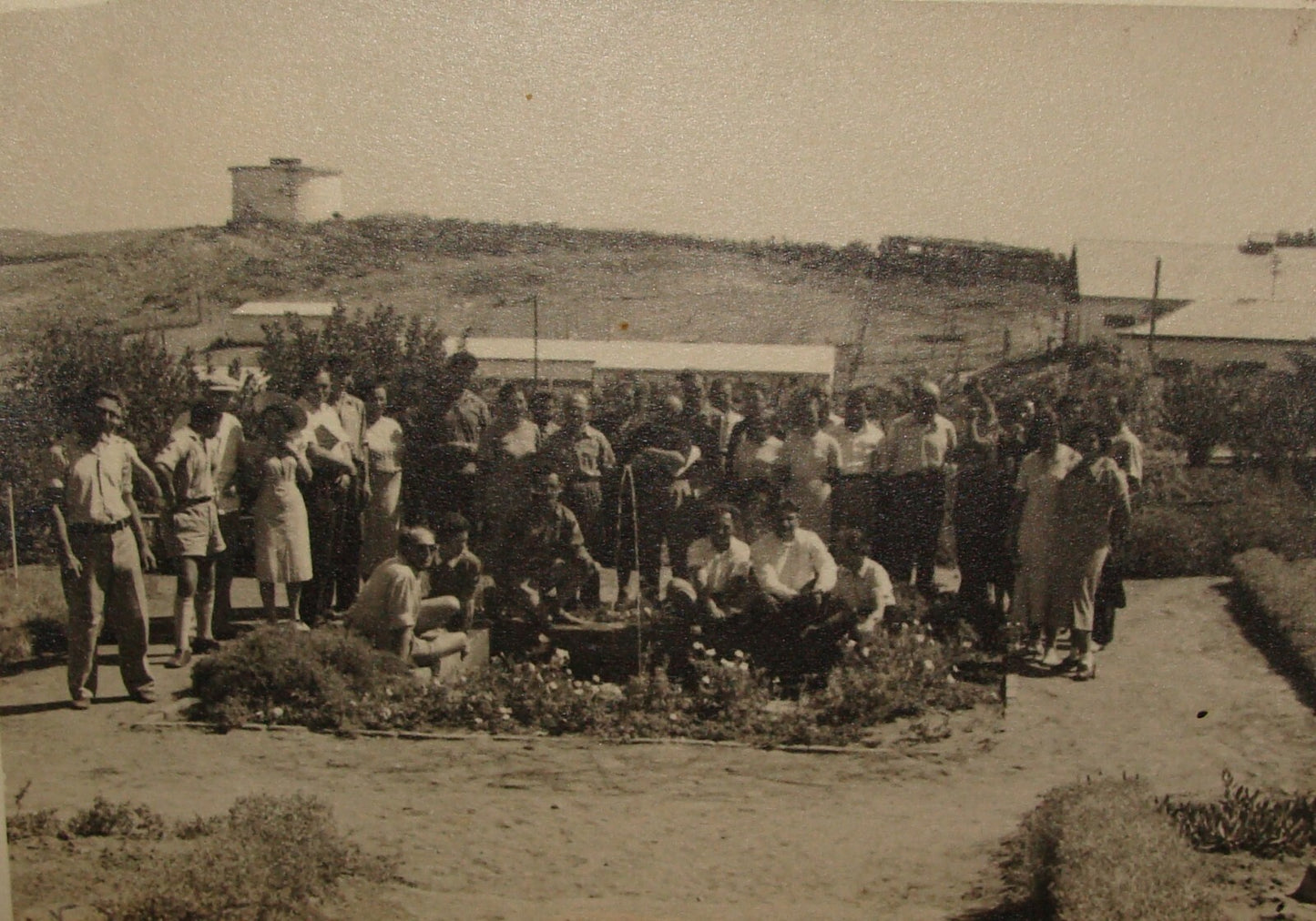 Photo Palestine Jewish Judaica Israel 1930 Gedera Original Zionist