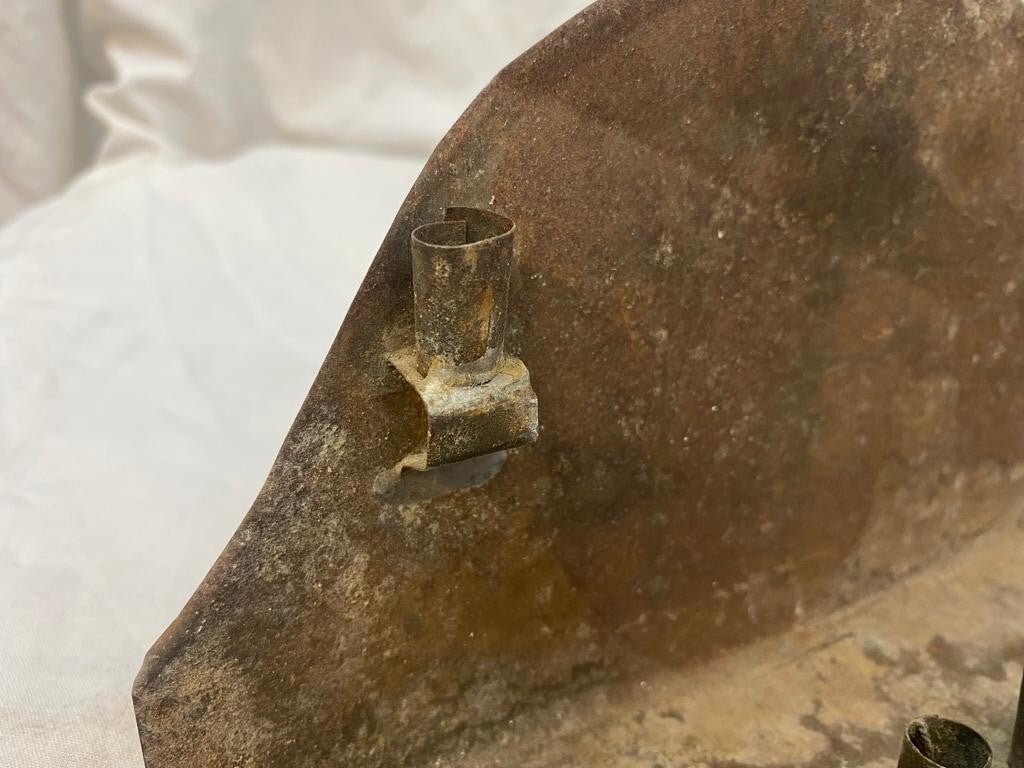 Jewish Judaica Antique Folk Art Menorah Palestine Israel ? Middle East ?