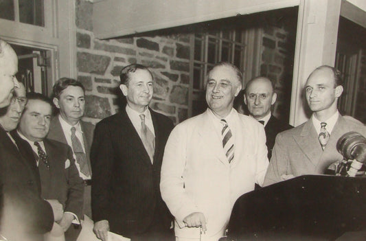 Pol Photo Jewish American Judaica USA President Roosevelt Samuel Rosenman 1941