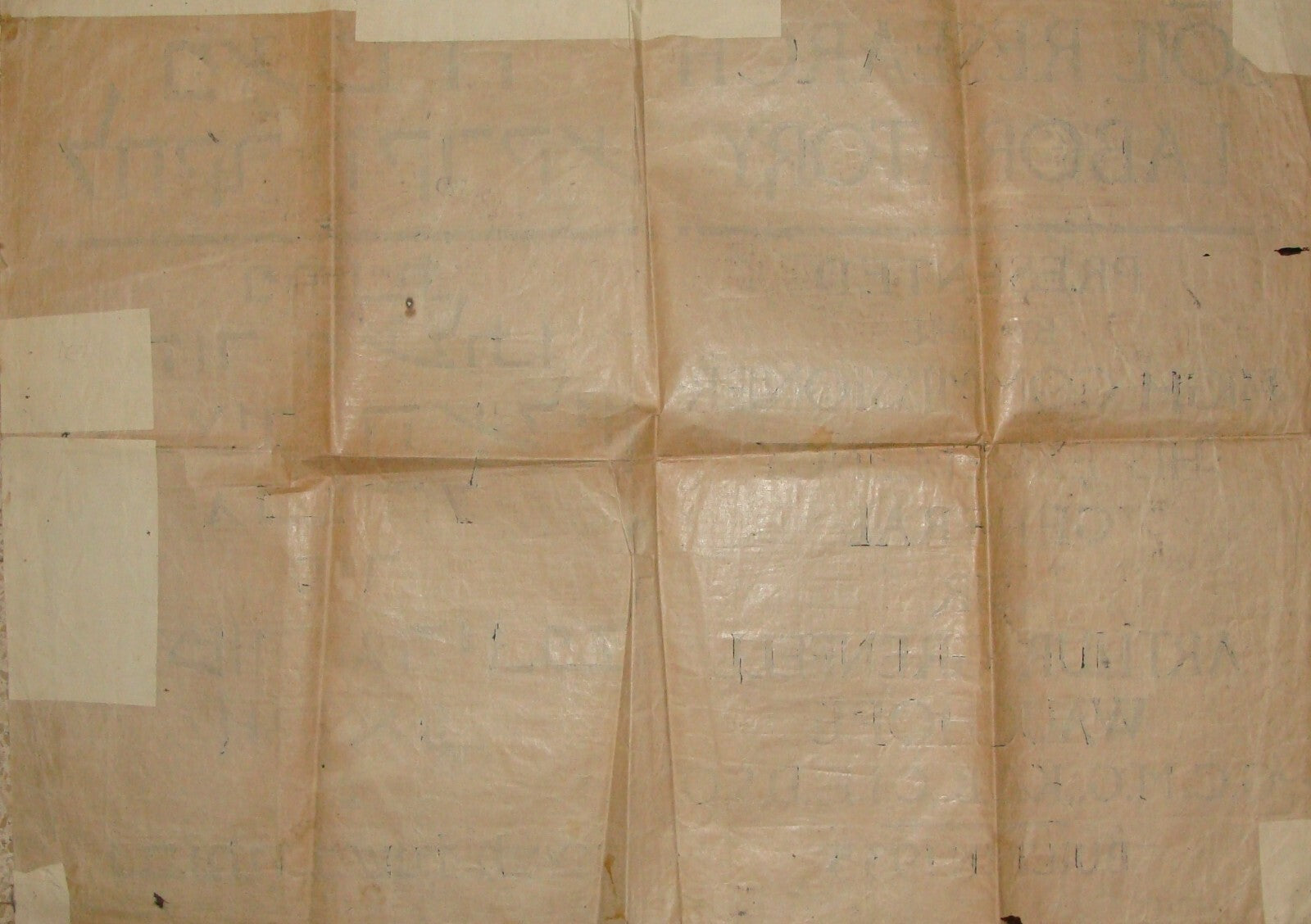 Poster Palestine Jewish Judaica 1935 Israel Weizmann High Commissioner Wauchope