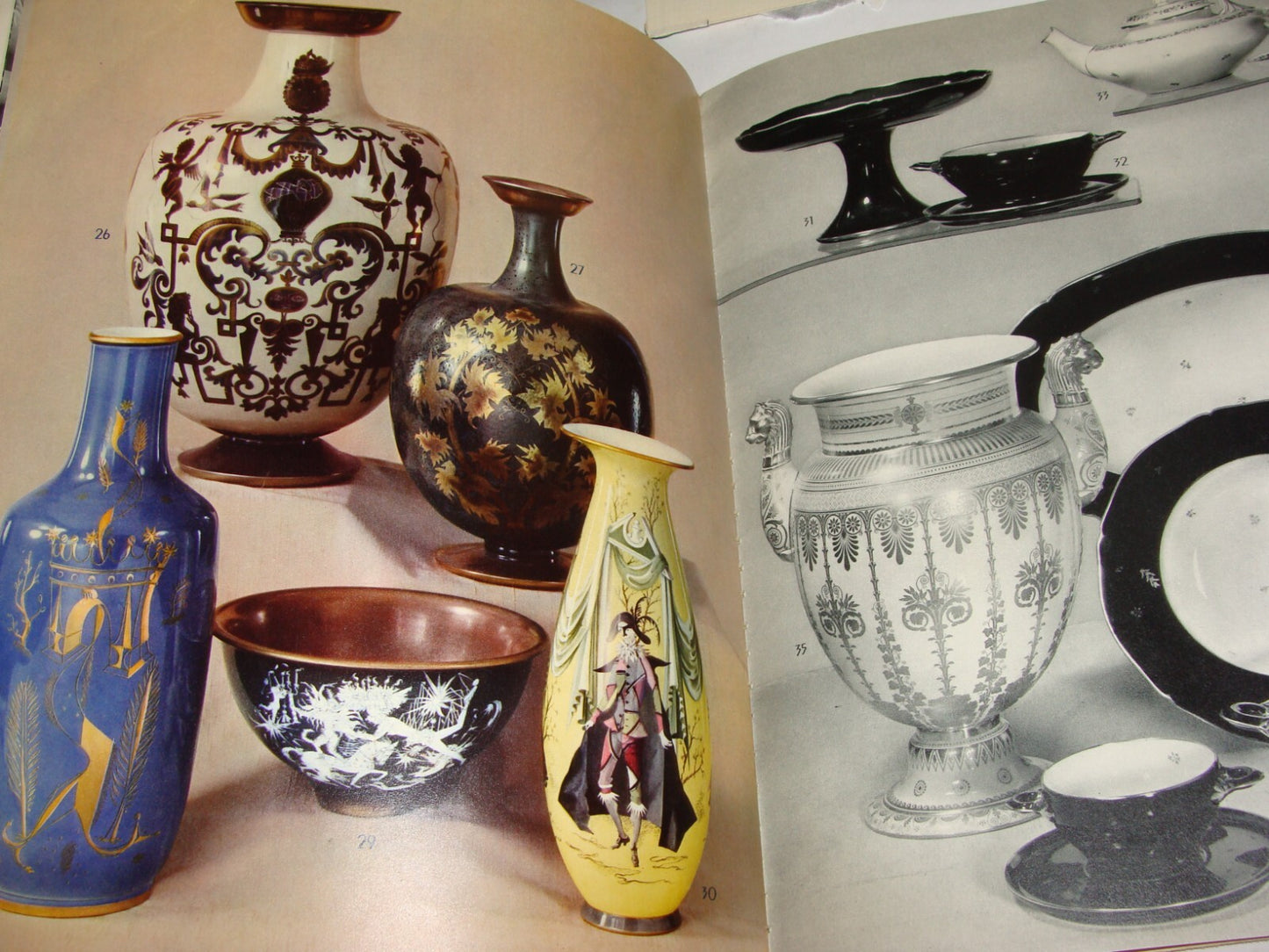 1956 MANUFACTURE NATIONALE DE SEVRES Book Art France French Museum Porcelain