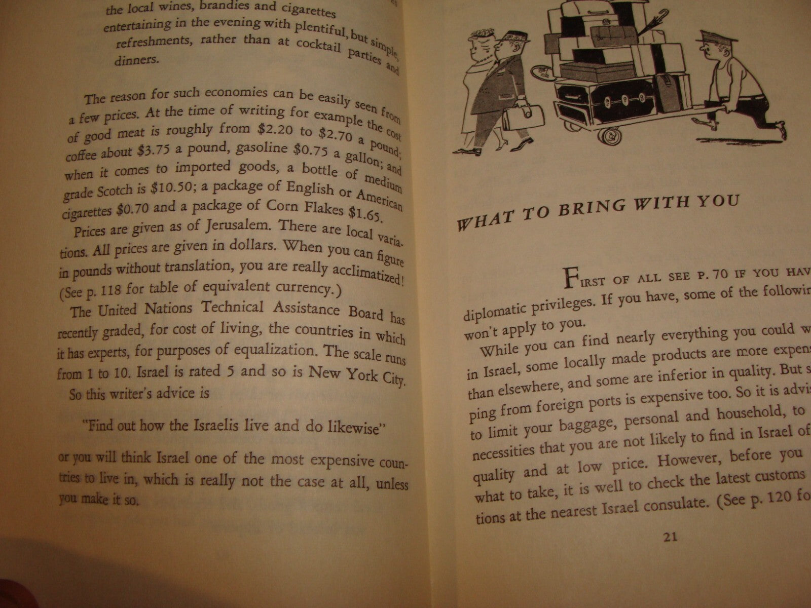 Jewish Judaica 1959 The Stranger Within Thy Gates Israel Book Guide Map English