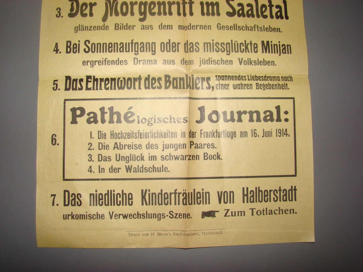 Germany Letter Jewish Judaica Antique 1914 Halberstadt Jews Judische Culture WW1