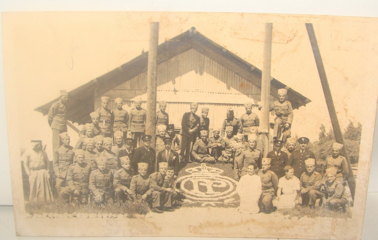 Photo Palestine Jewish Judaica 1940 Israel Israeli Hebrew British Police NOTRIM