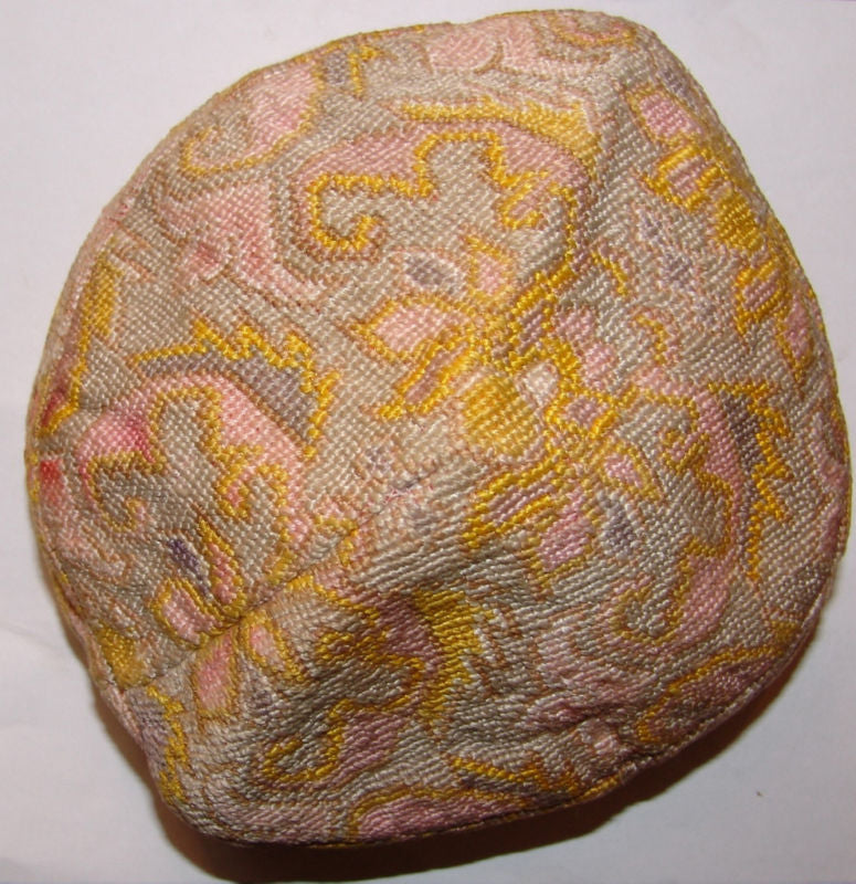 Ad Jewish Judaica Israel ? handmade Bukharan Kippah