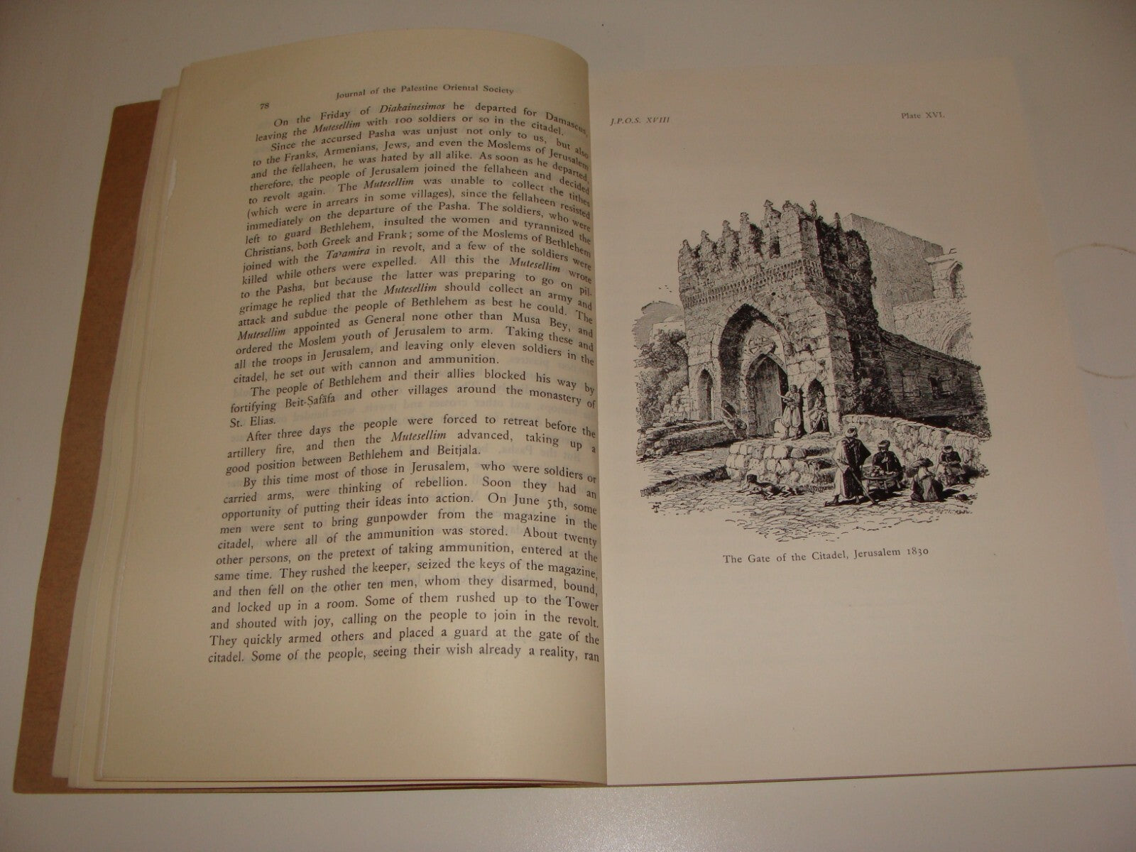 Booklet Palestine JOURNAL 1938 OF ORIENTAL SOCIETY Reprint Annals S. N. Spyridon