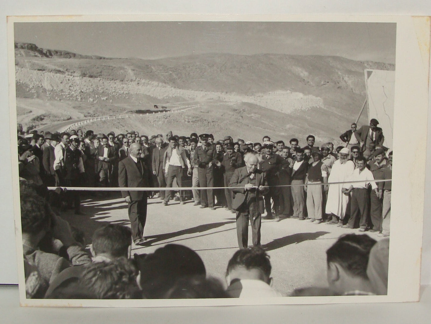 Pol Jewish Judaica Israel Israeli Prime Minister Ben Gurion 1958 Press Photo