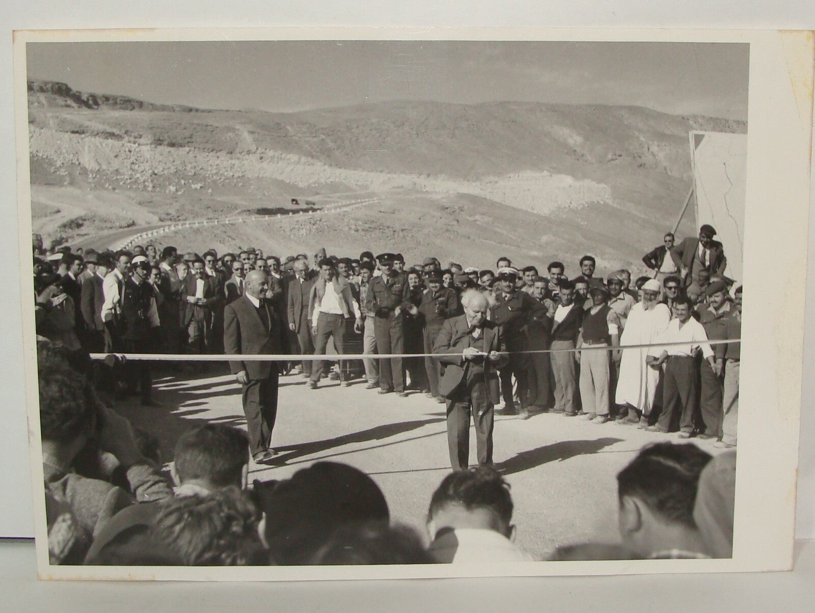 Pol Jewish Judaica Israel Israeli Prime Minister Ben Gurion 1958 Press Photo