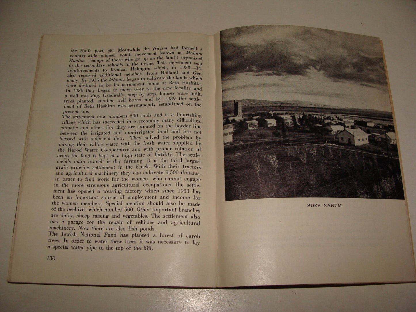 Booklet Palestine Jewish 1947 Israel Emek Jezreel Beisan Valley Photo Zionist