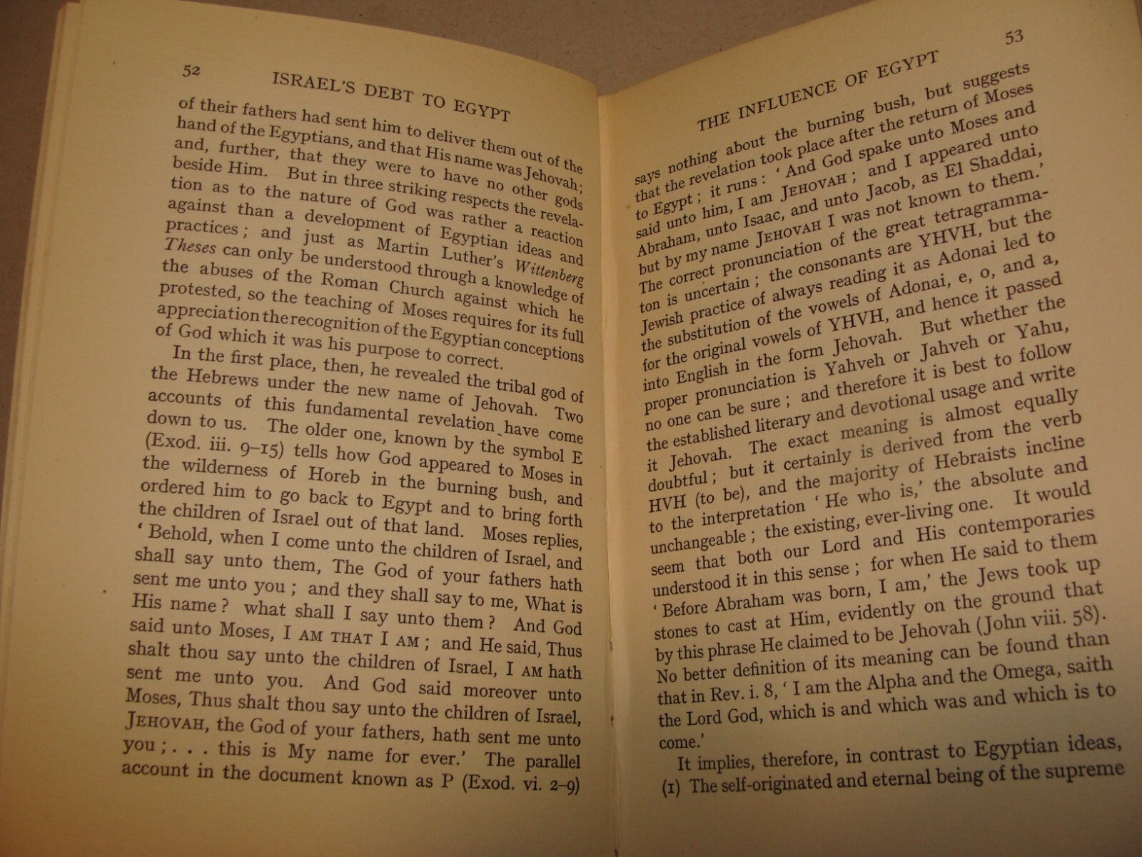 Book Jewish RARE 1928 ISRAEL'S DEBT TO EGYPT Israel History Judaica London