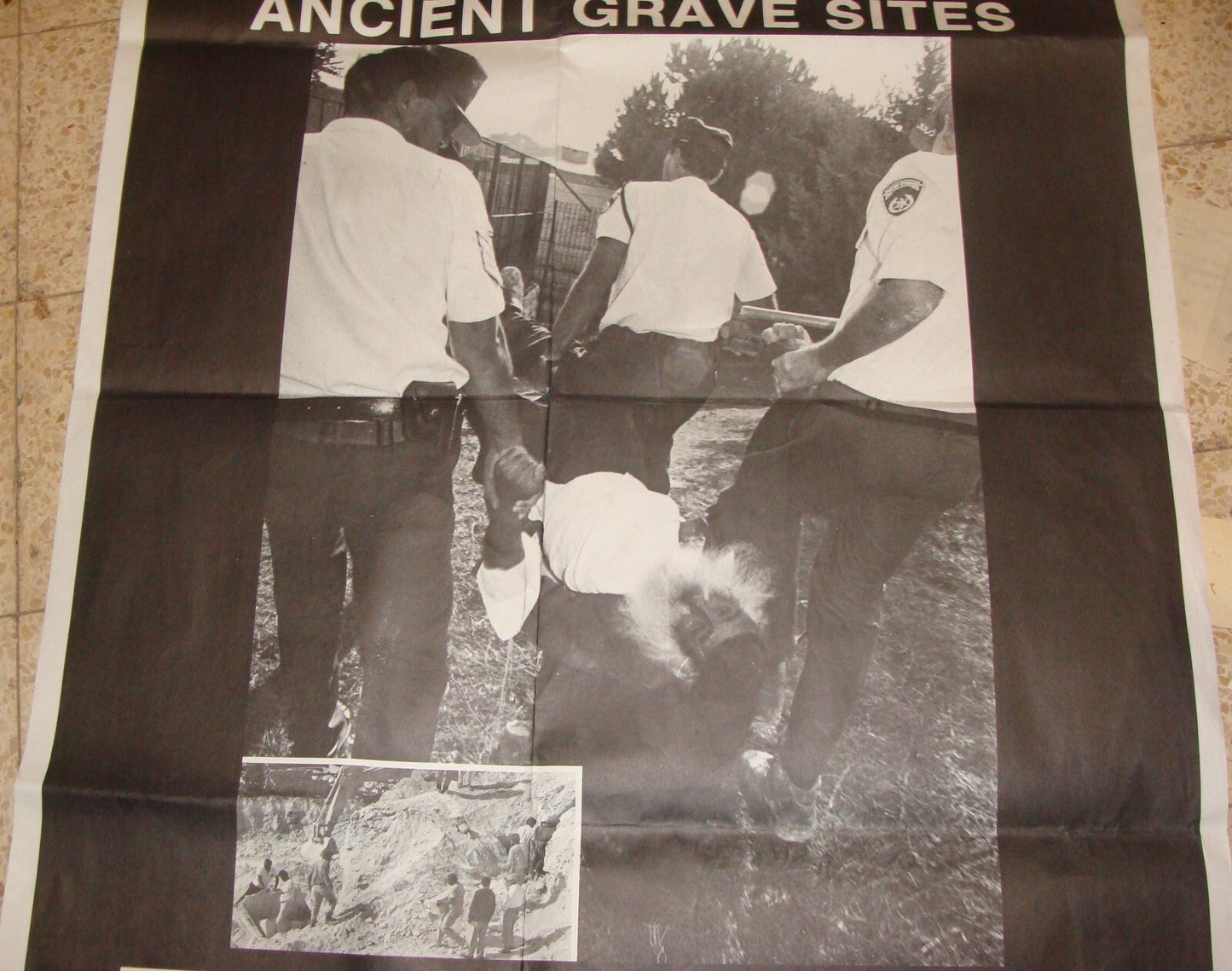 $ Poster Jewish RARE American Judaica 1992 United States Ultra Orthodox Protest