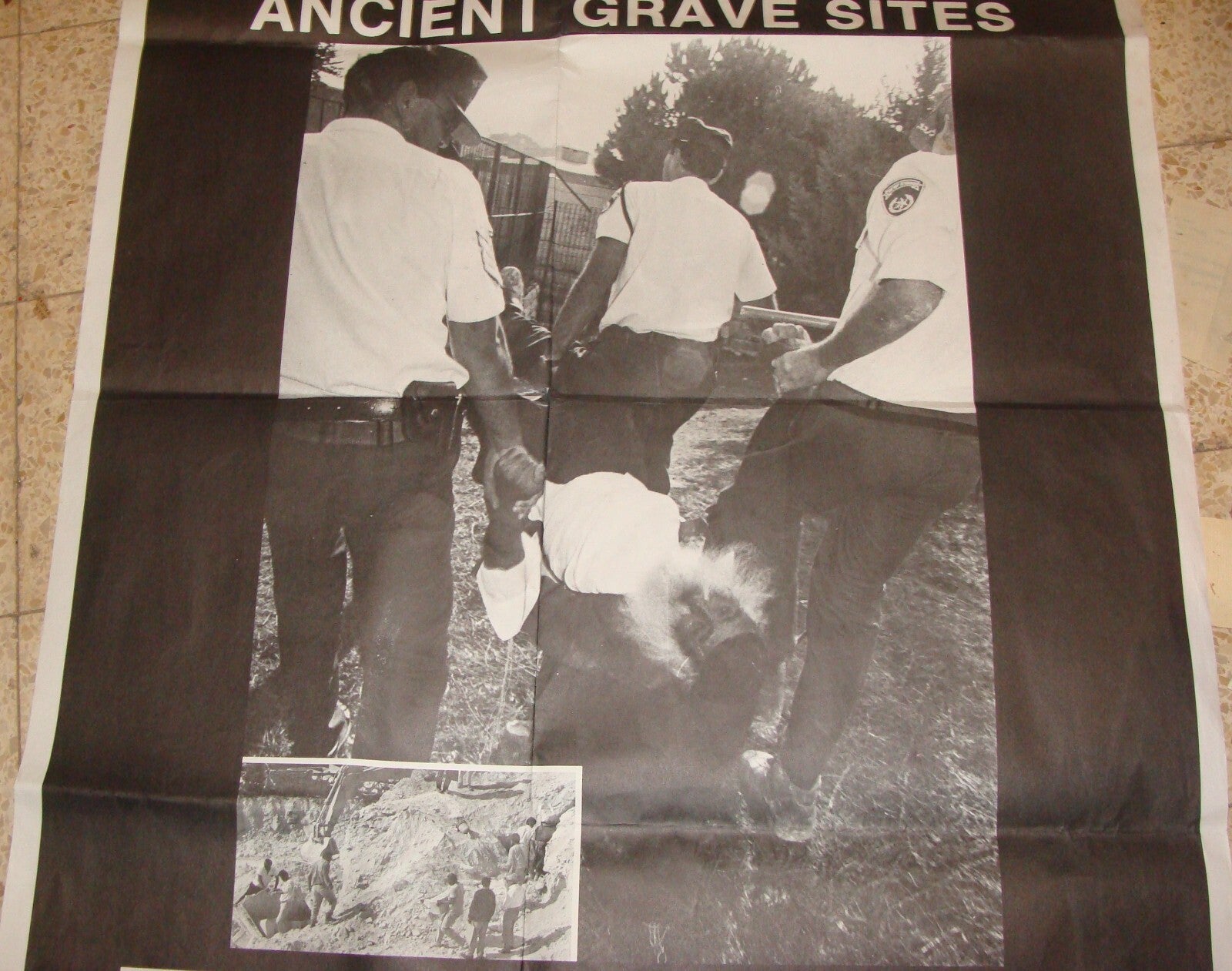 $ Poster Jewish RARE American Judaica 1992 United States Ultra Orthodox Protest