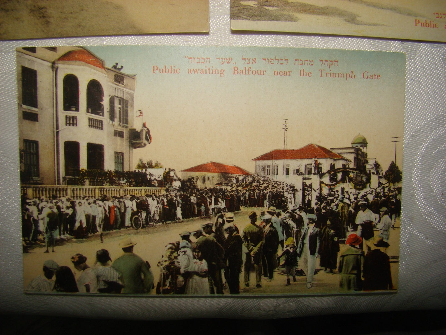 Photo Palestine Card judaica jewish Israel Moshe Ordmann postcard Tel Aviv