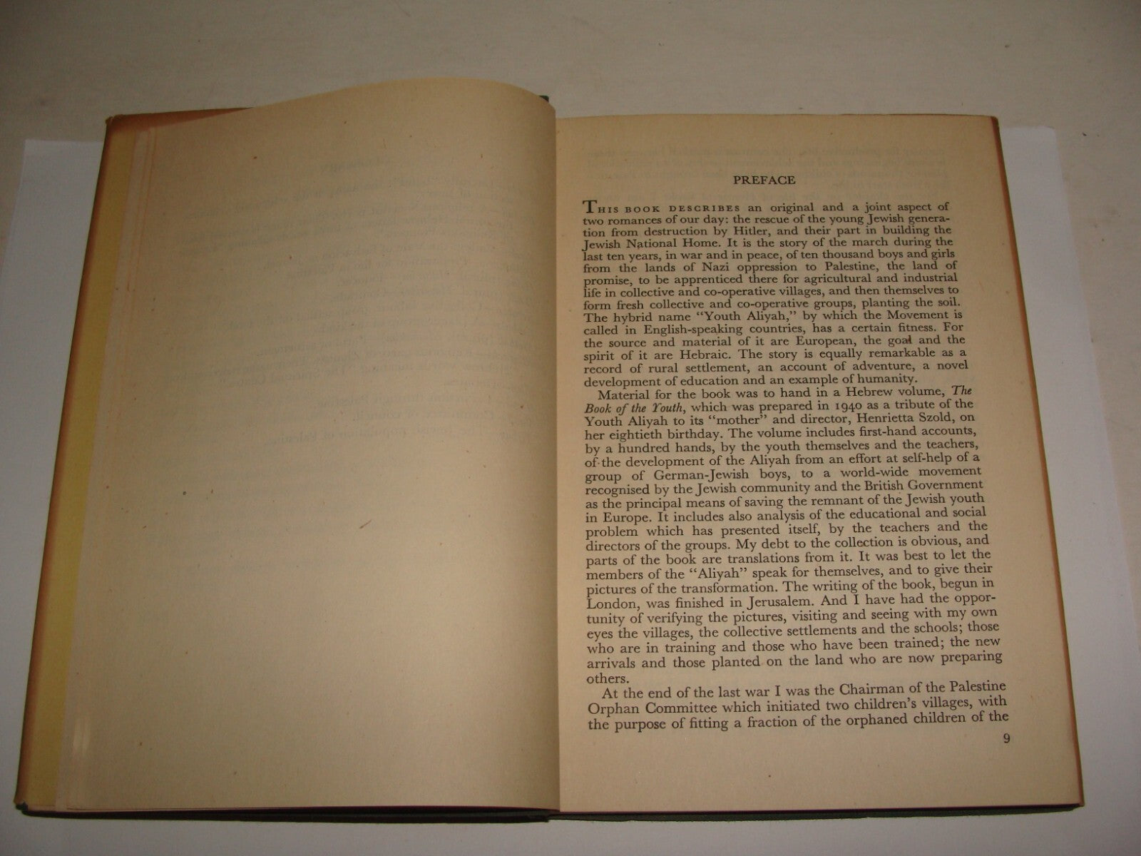 Book Jewish Zionism 1944 YOUTH COMES HOME Palestine Israel Immigration Pioneers