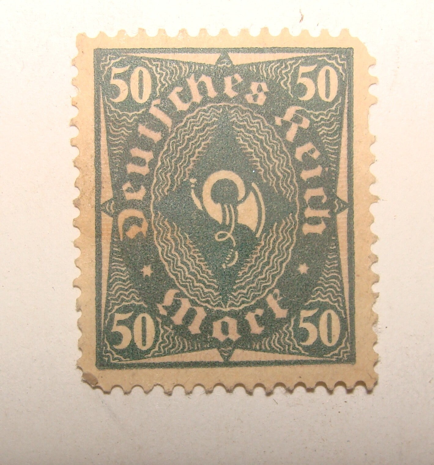 Germany   Deutsches Reich 1922 50 Mark Stamp