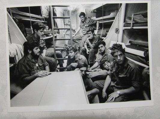 Israel Army Yom Kippur War 1973 Press Photo IDF Military Navy Missile Boat Ship