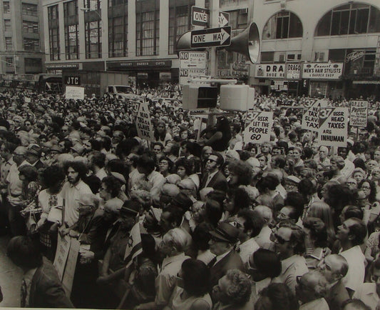 Jewish Judaica 1972 Press Photo Russia Russian Soviet Prisoners March USA NY