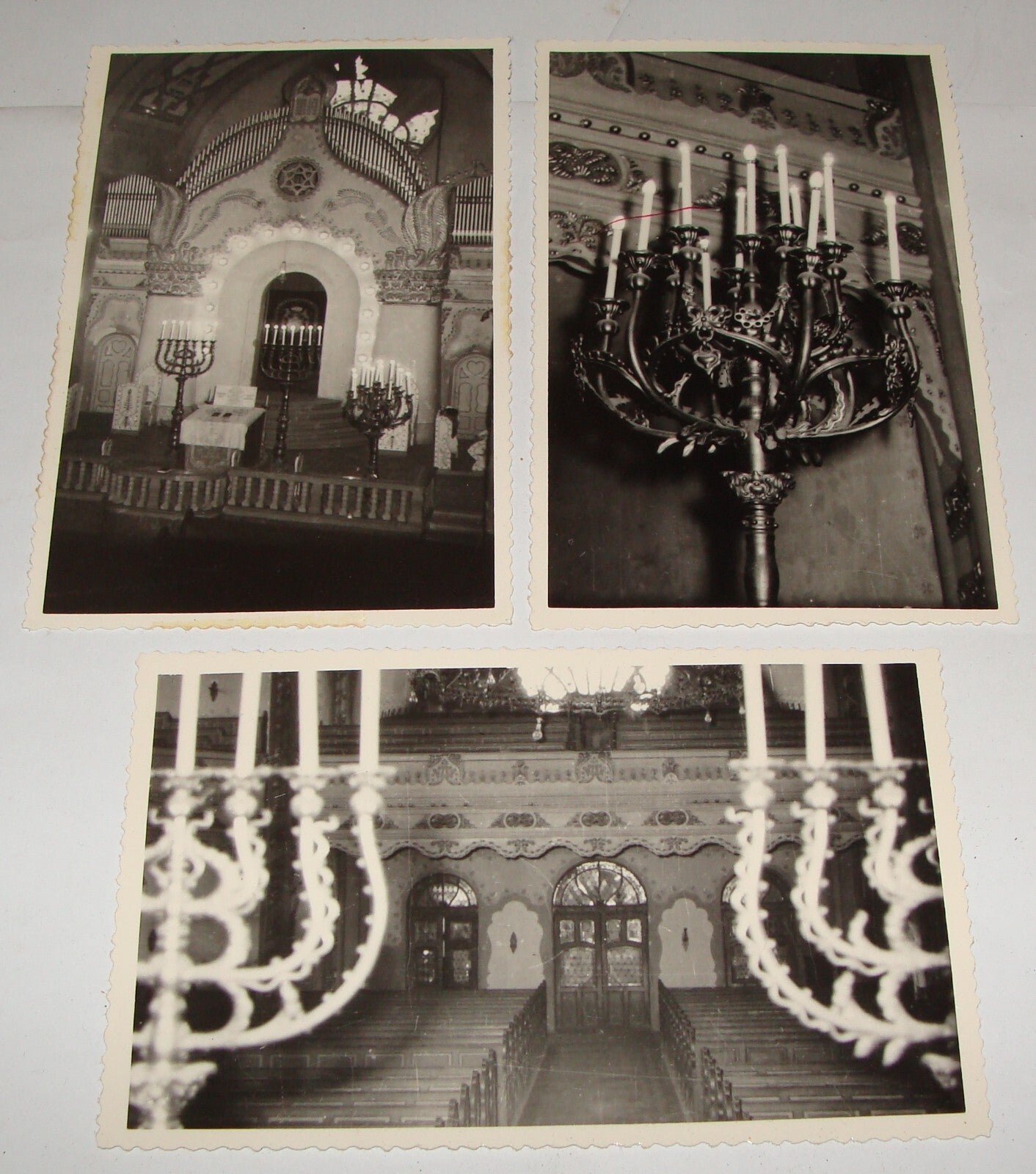 Photo Jewish Judaica Subotica Yugoslavia Serbia Synagogue x3
