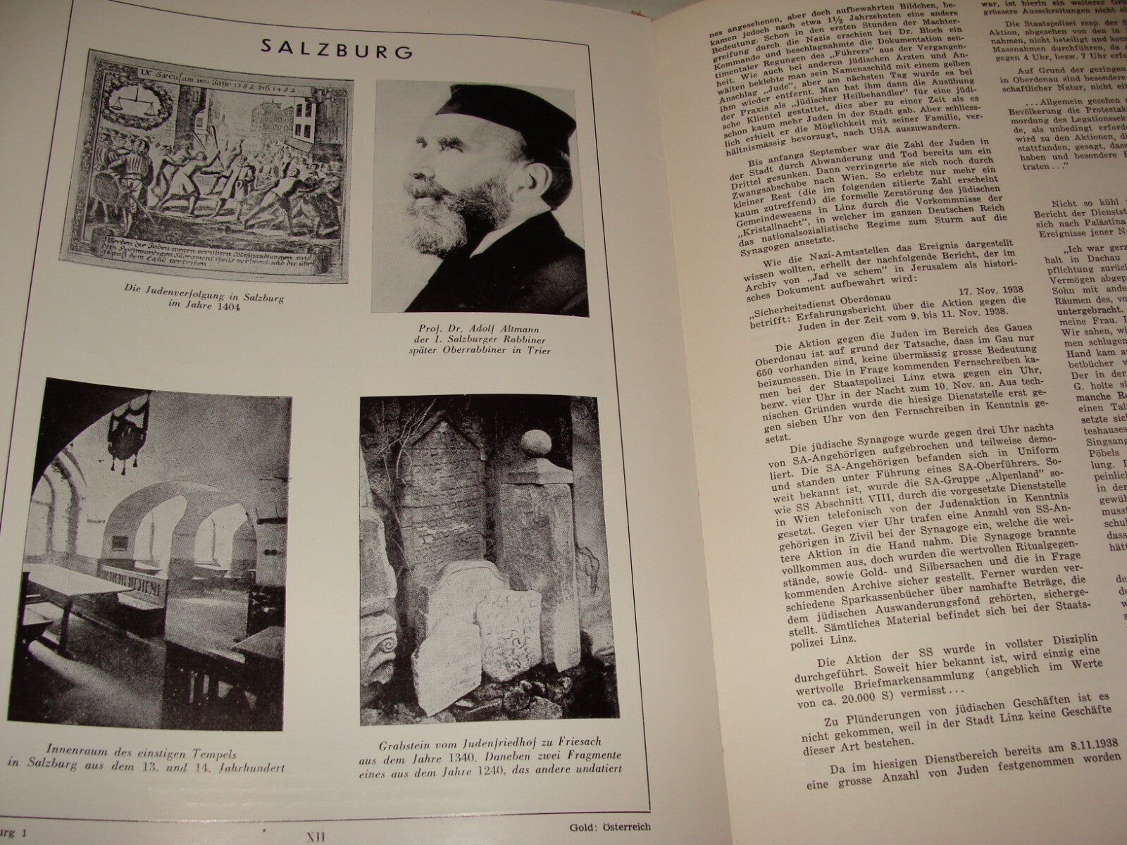 Book Jewish Judaica Austria Jews History 1971 In German Photos