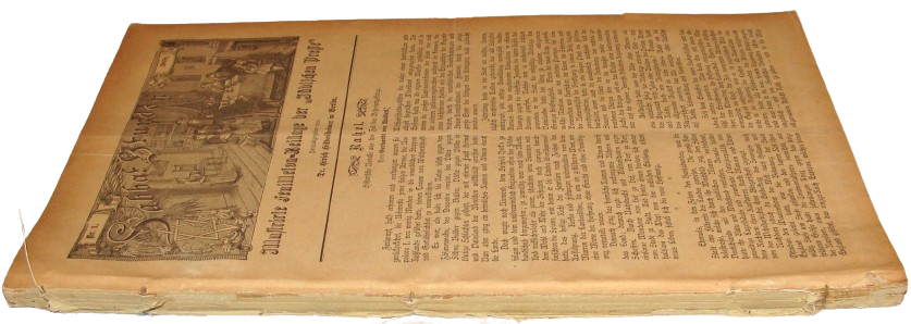 Germany Newspaper Jewish RARE Judaica German Sabbat Stunden 1908 Hildesheimer