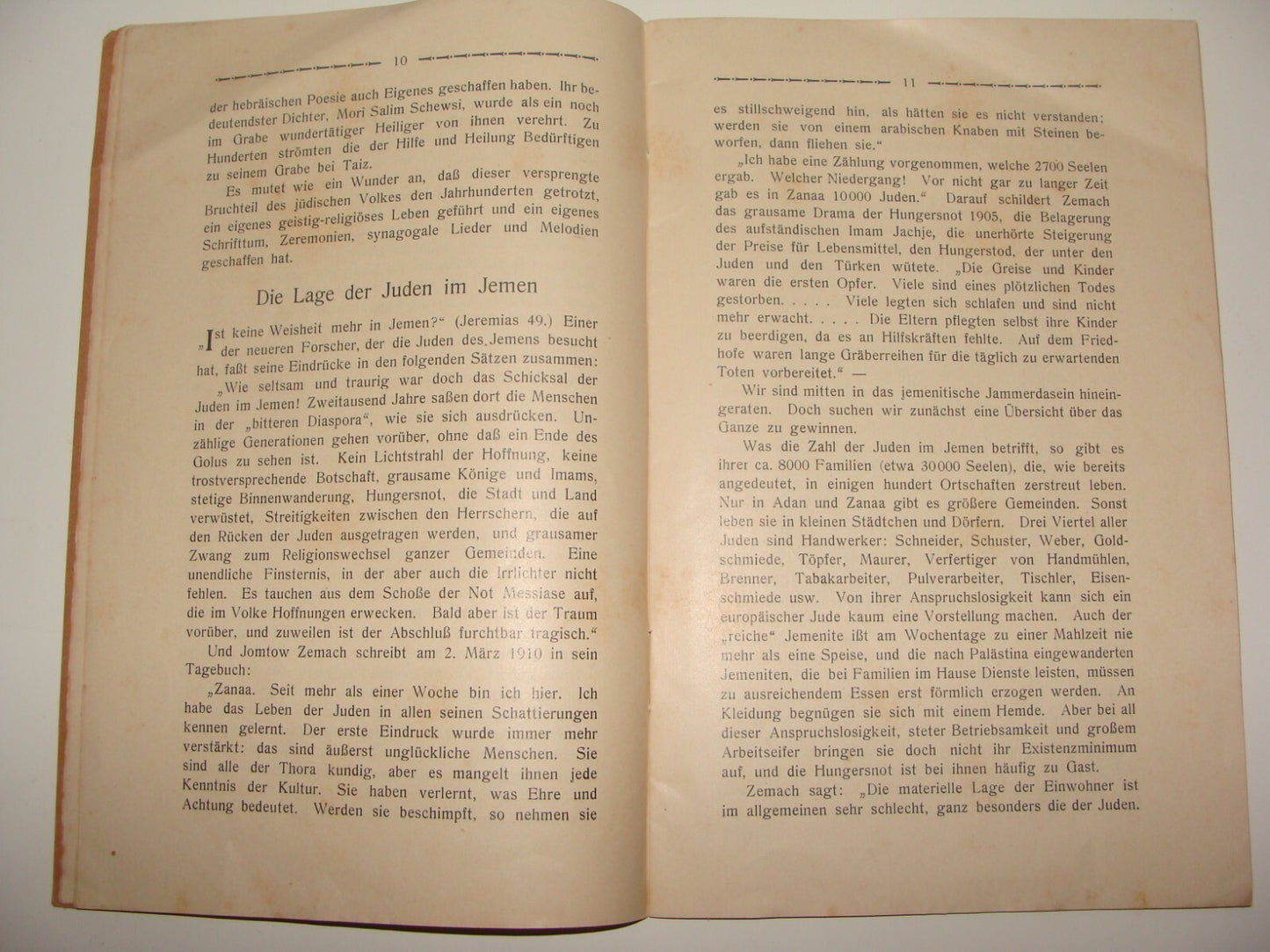 Germany Jewish Judaica 1913 jemenitischen juden German   Yemenite Jews Palestine