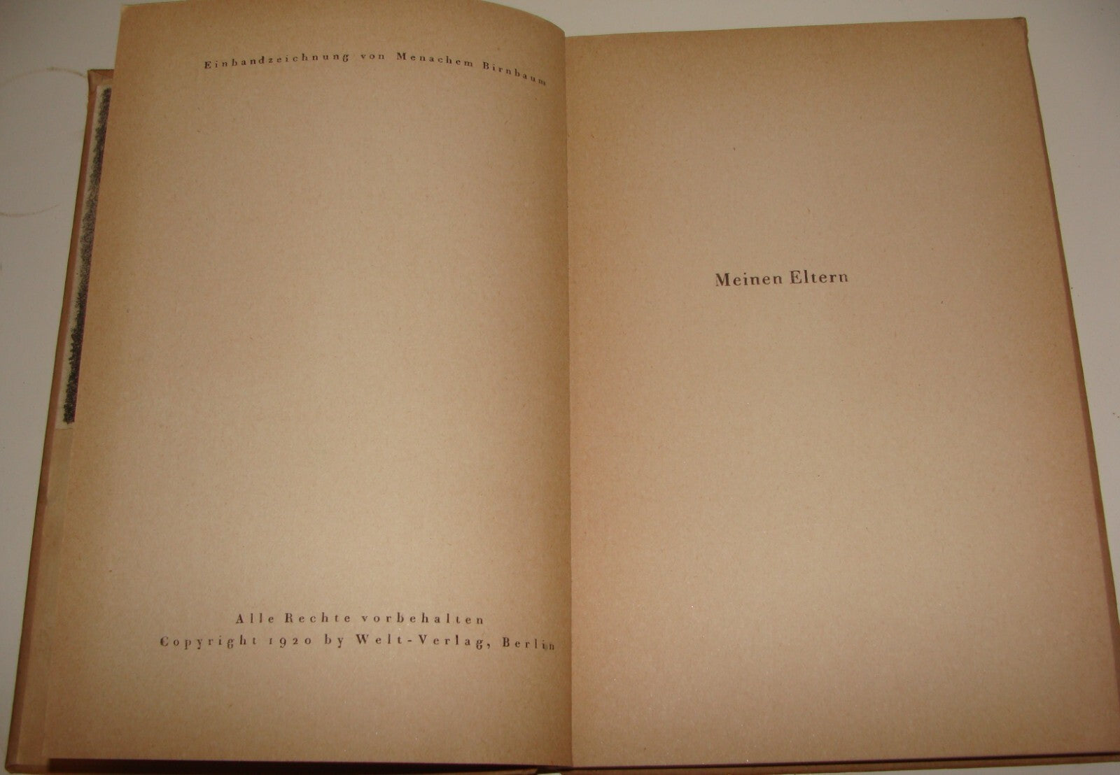 Germany Book Jewish Judaica 1920 German Poetry Poems Songs Book Ludwig Strauss