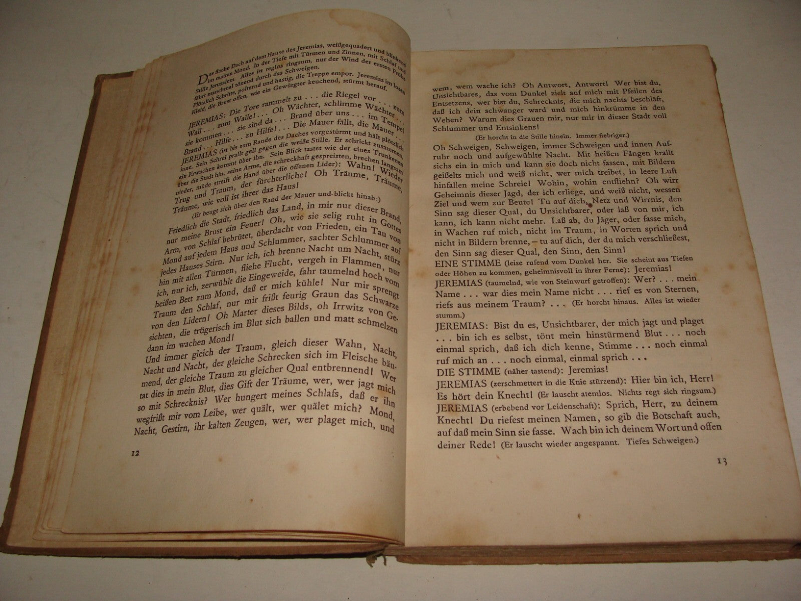 Germany Book Jewish Judaica German Leipzig 1919 Stefan Zweig Jeremias