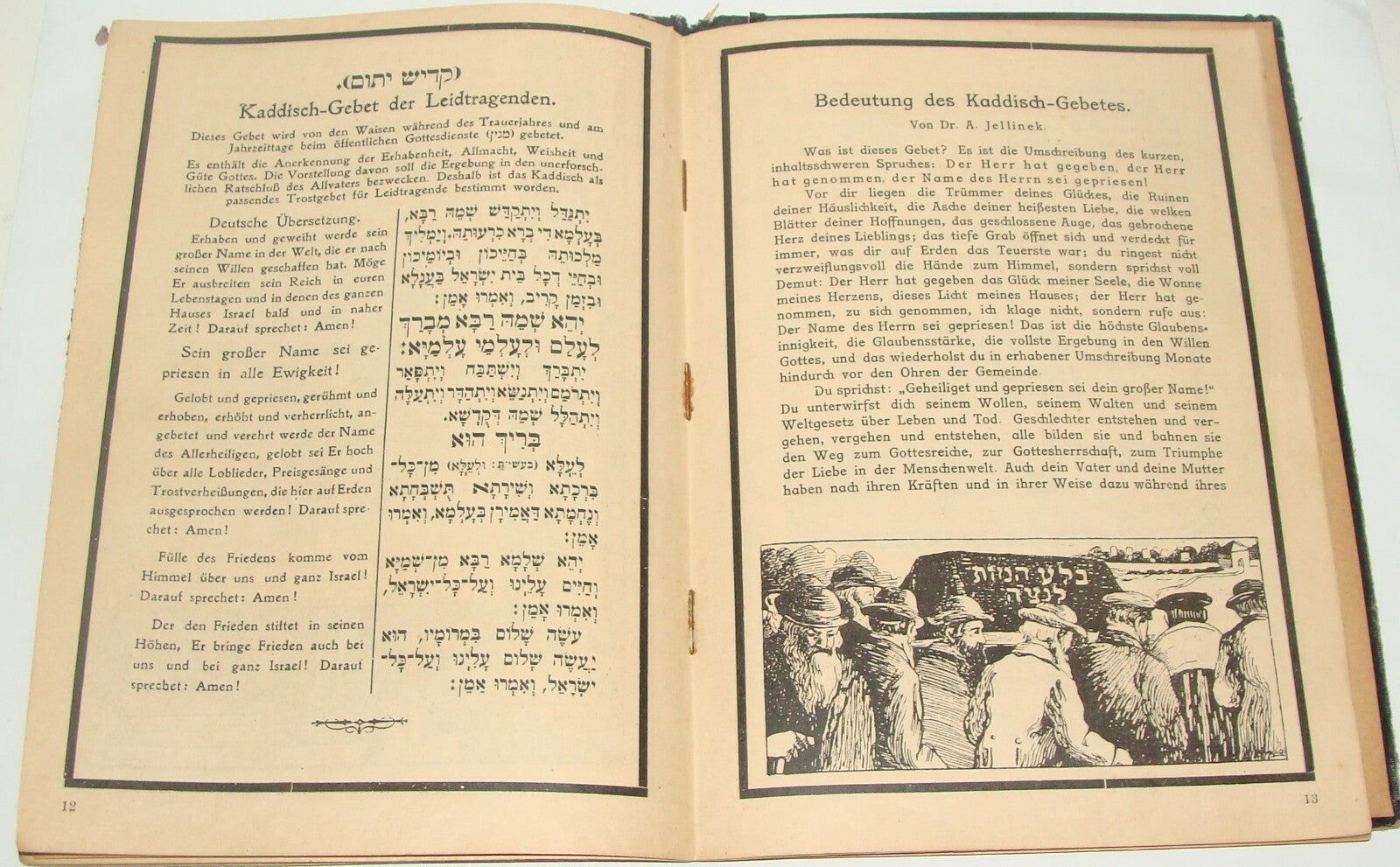 Jewish Judaica Trauer Album Yahrzeit Deceased BERHANRD BAUM Vienna Austria 1925