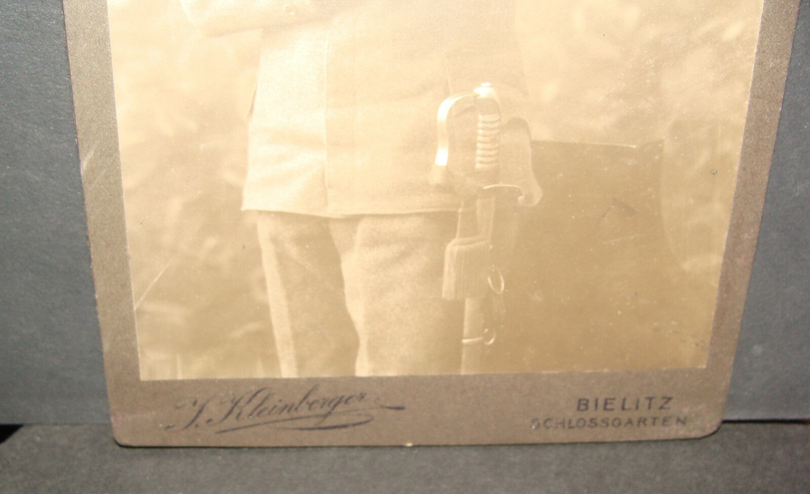 Germany Antique WWI German   Army Military Soldier Photo Sword Cabinet Jewish ?