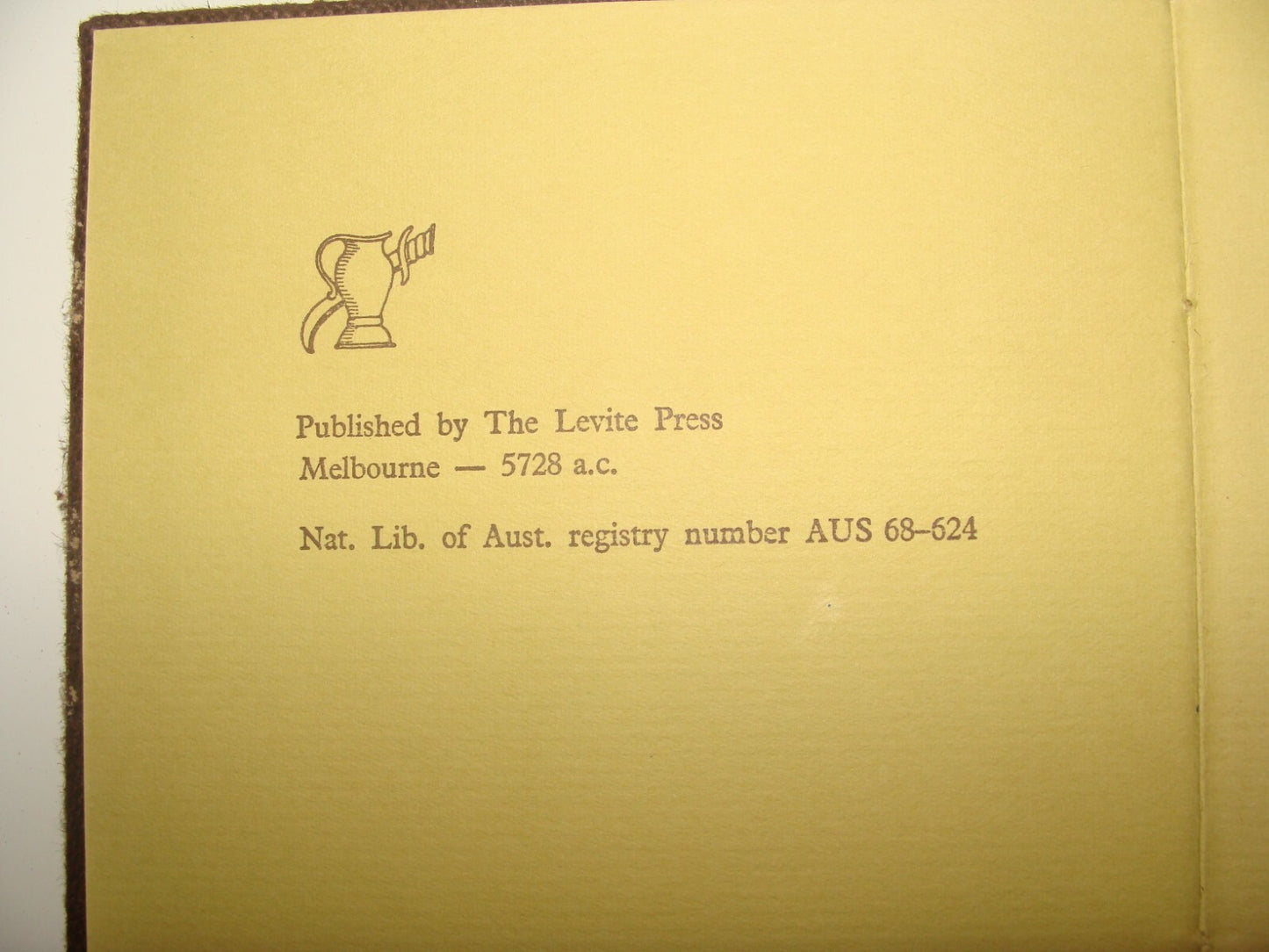 Book Jewish Judaica Rabbi Shmuel Gorr Signed 1968 No Haloes Poetry Art Woodcut