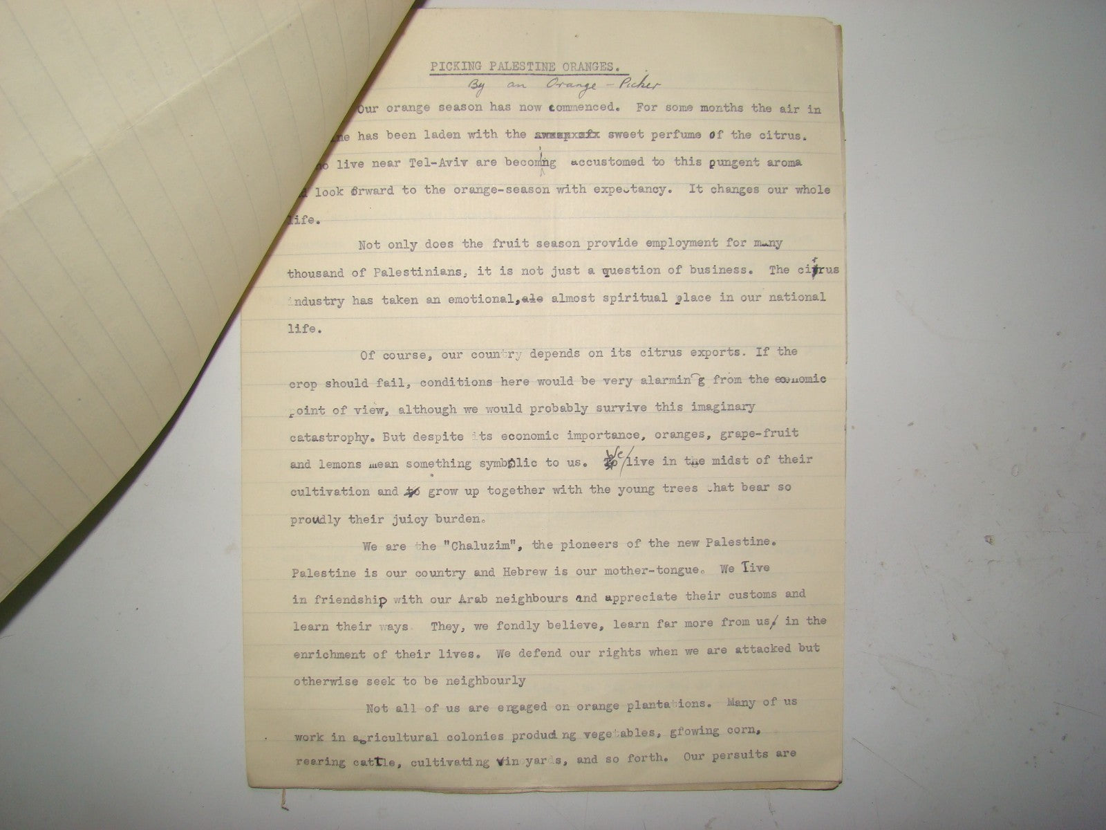 Magazine Palestine 1935 Arab Rights In Problem The Spectator Article Zionist