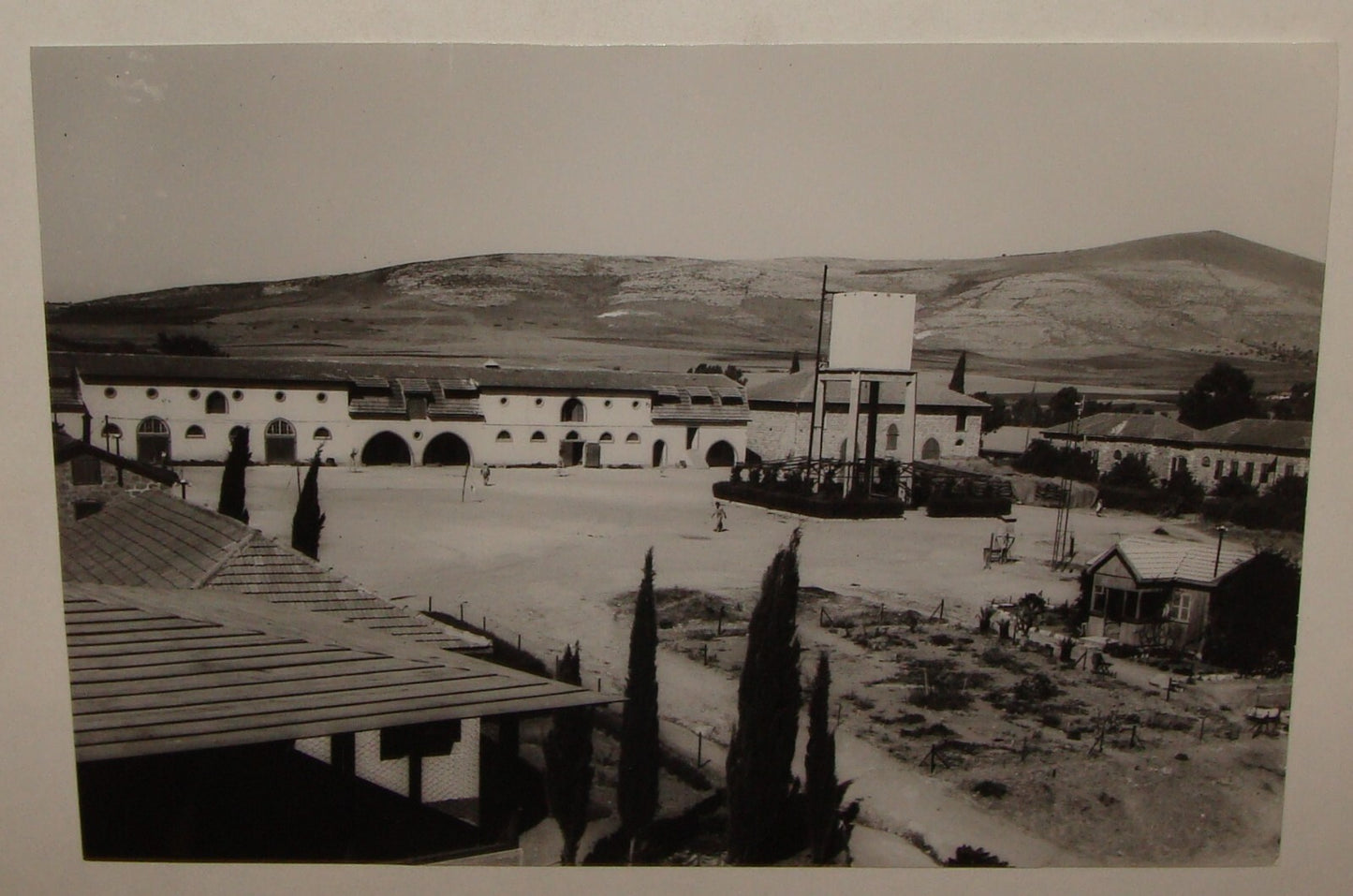 Photo Print 1939 Palestine Israel Jewish Judaica KIBBUTZ MERHAVIA Hebrew