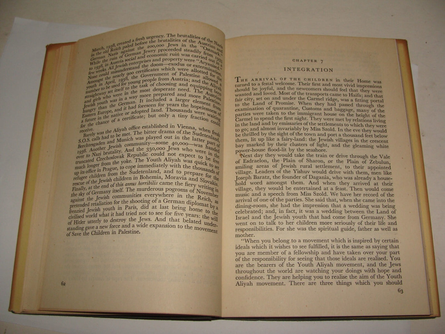 Book Jewish Zionism 1944 YOUTH COMES HOME Palestine Israel Immigration Pioneers