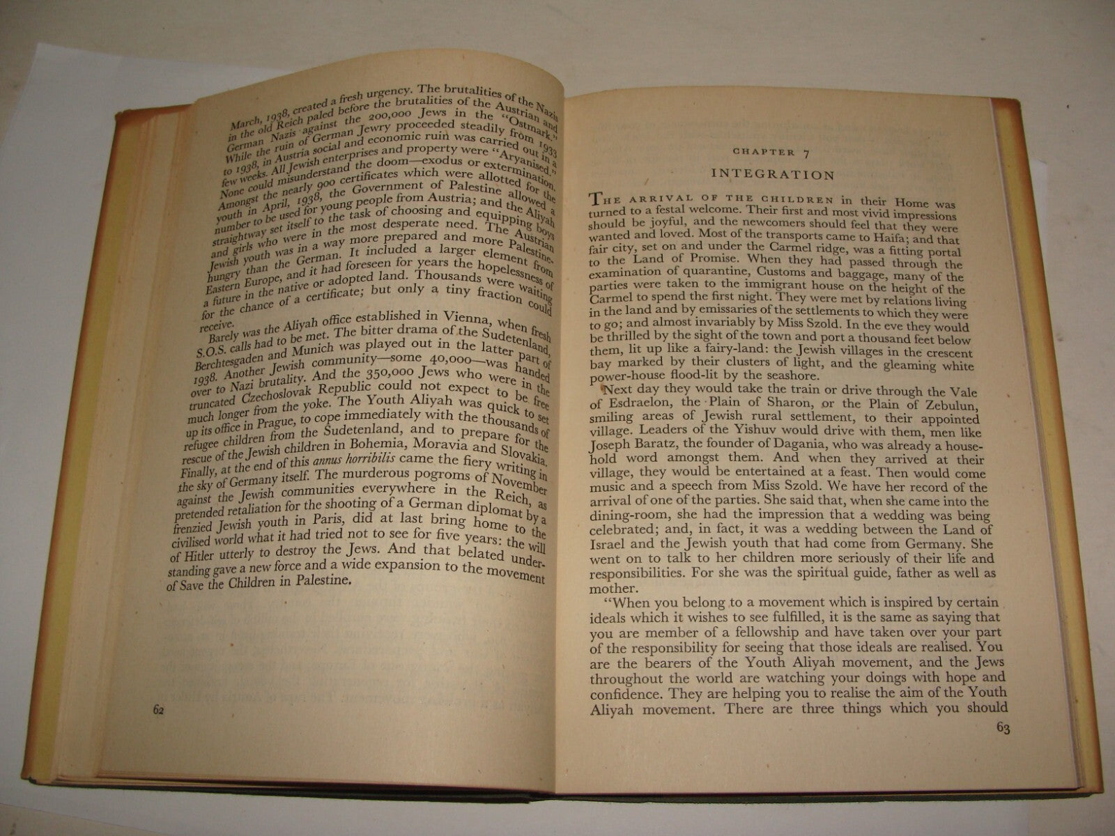 Book Jewish Zionism 1944 YOUTH COMES HOME Palestine Israel Immigration Pioneers