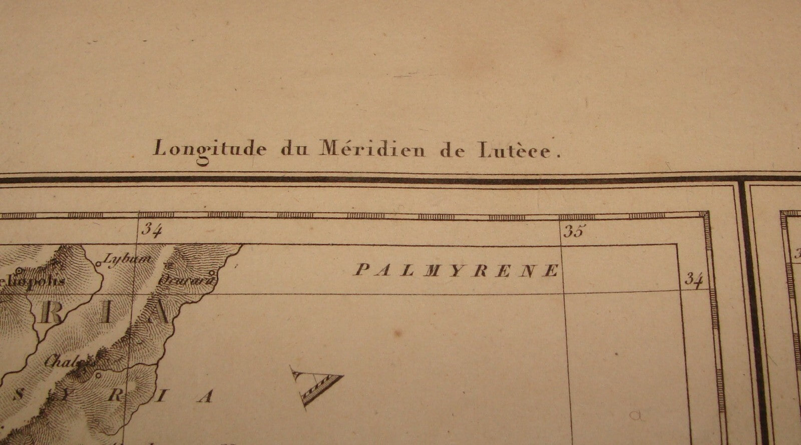 Map Palestine ANTIQUE c. 1837 Malte Brun Israel Biblical Tribes Bible Engraved