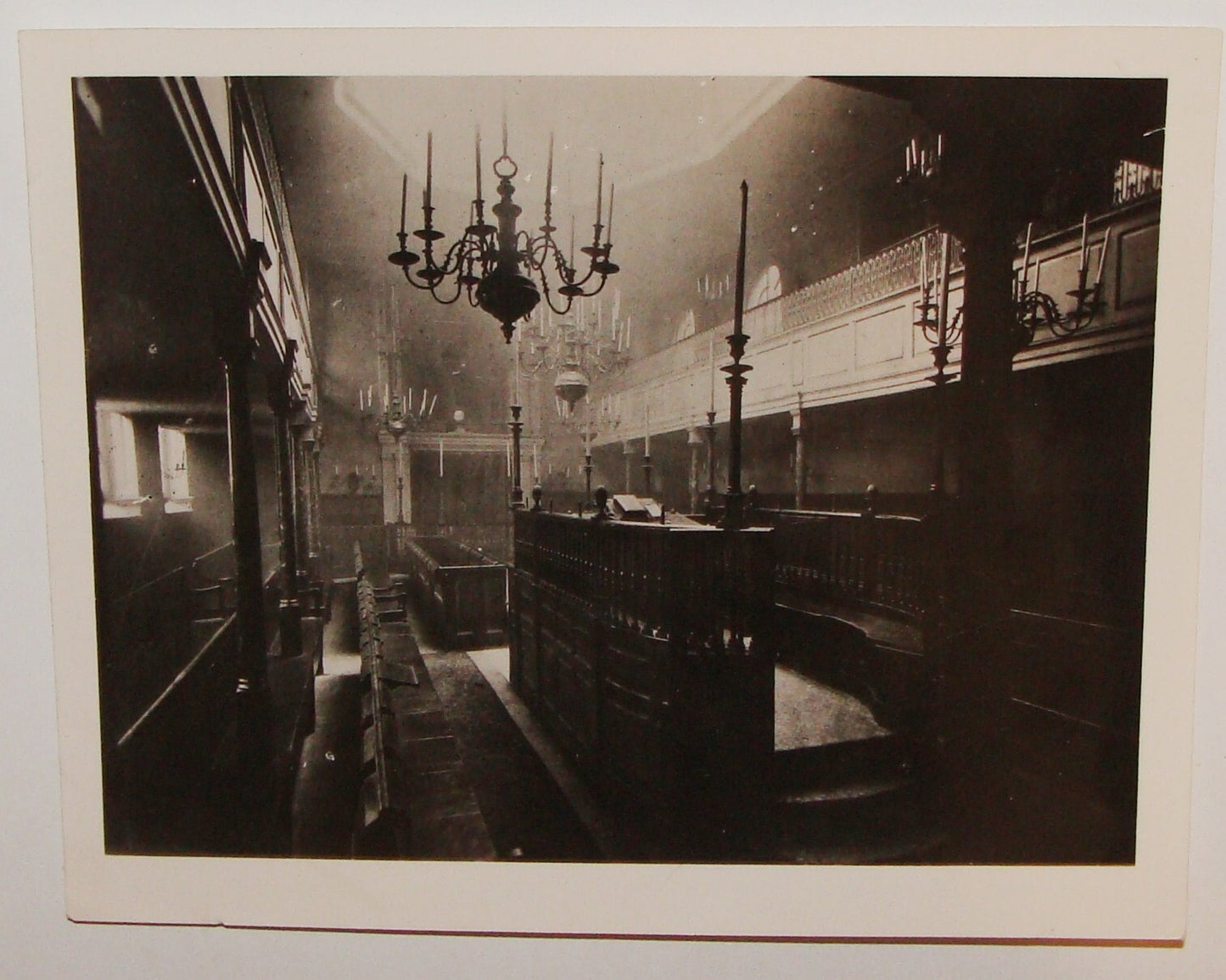 Photo Print Jewish Judaica Britain England London Hambro Synagogue 1907