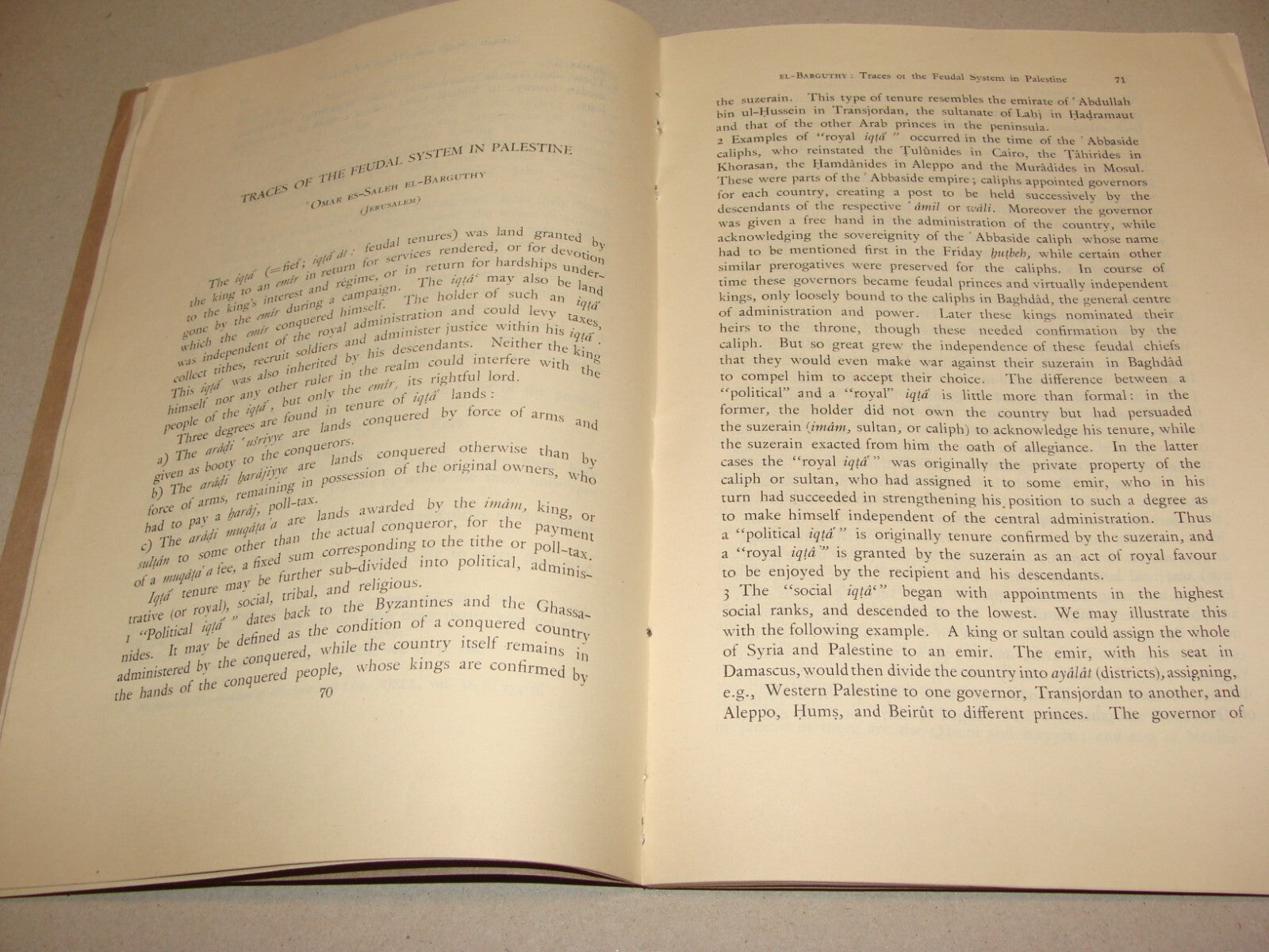 $ Journal Palestine 1929 Israel Oriental Society x2 Jewish Judaica